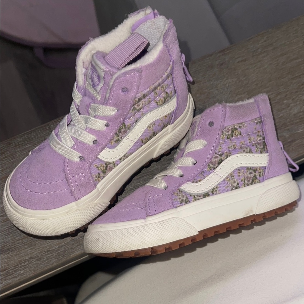 Vans Kids' Purple High-Top Sneakers